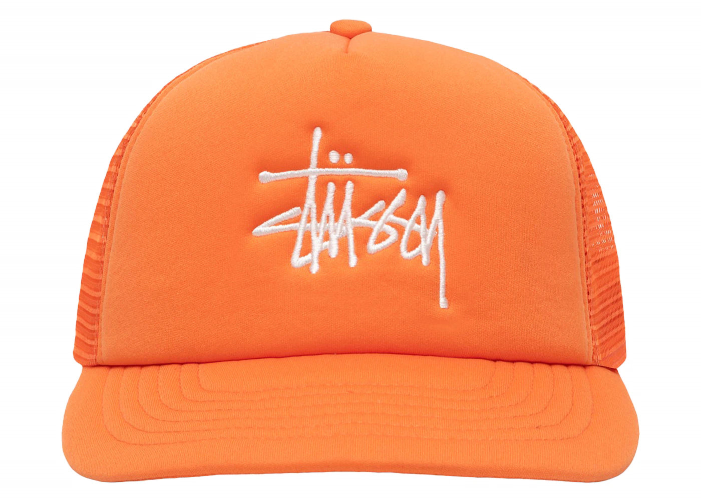 Stussy Trucker Big Basic Snapback Orange