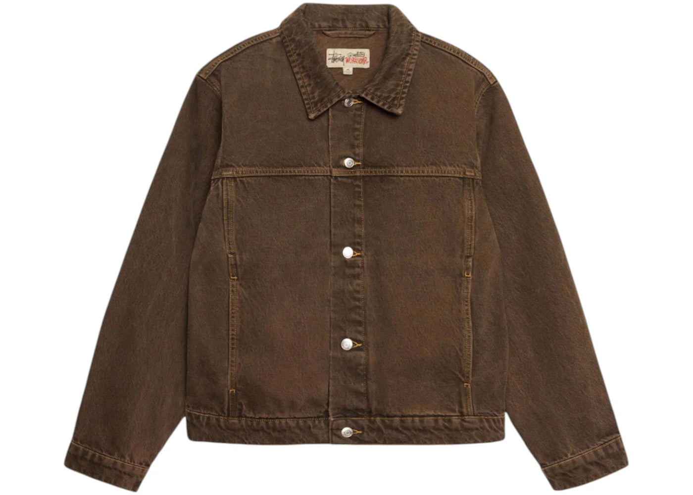 Stussy Trucker Denim Jacket Mushroom