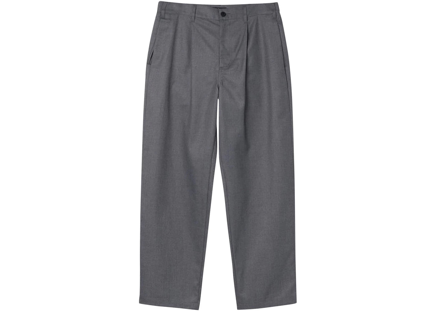 Stussy Volume Pleated Trouser Grey