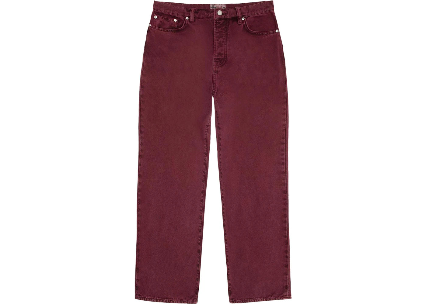 Stussy Washed Canvas Classic Jean Wine