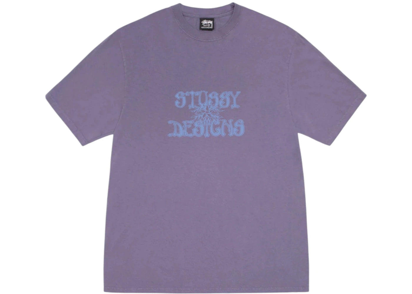 Stussy Wes Palms Pigment Dyed Tee Grape