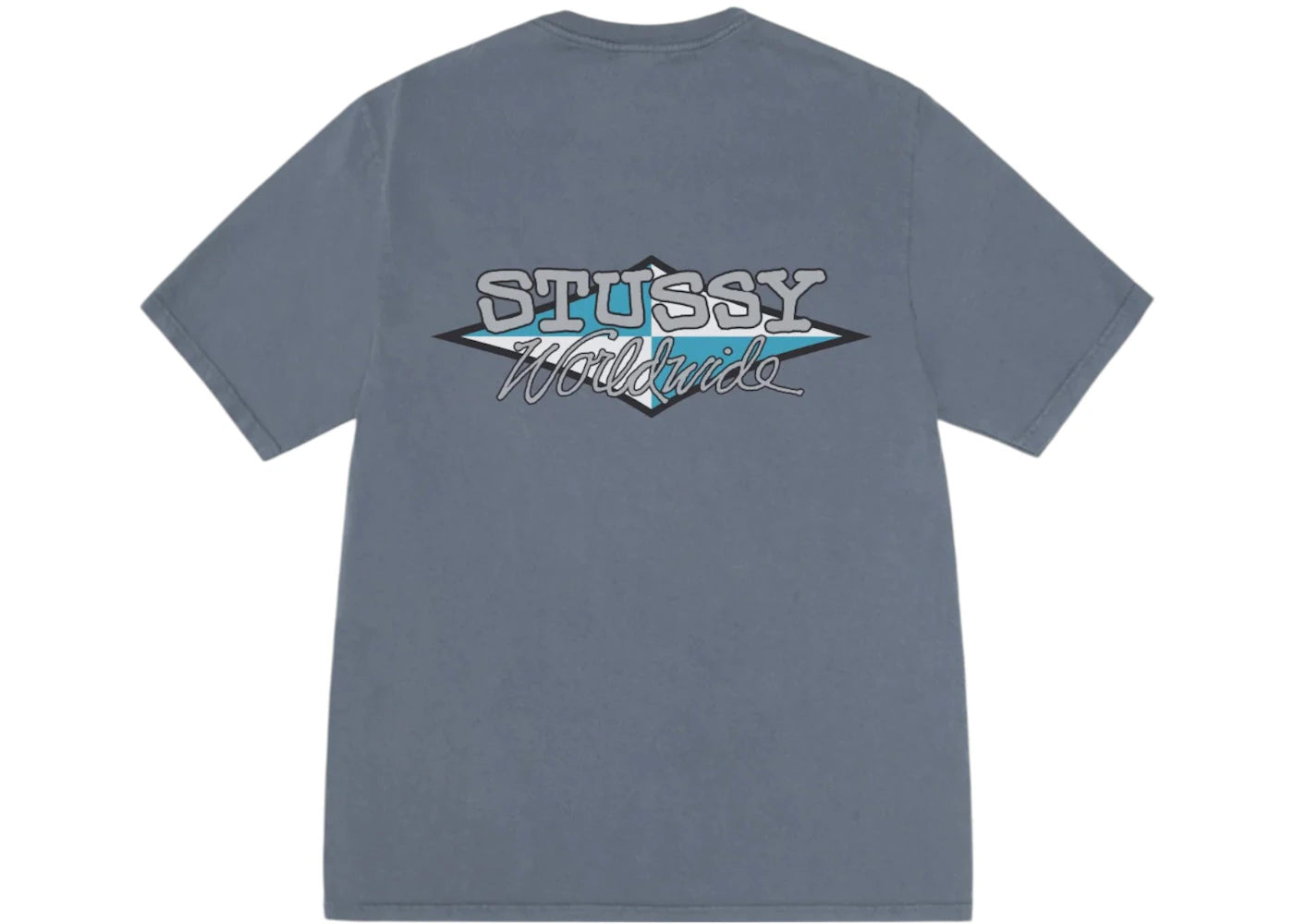 Stussy Worldwide Diamond Pigment Dyed Tee Navy