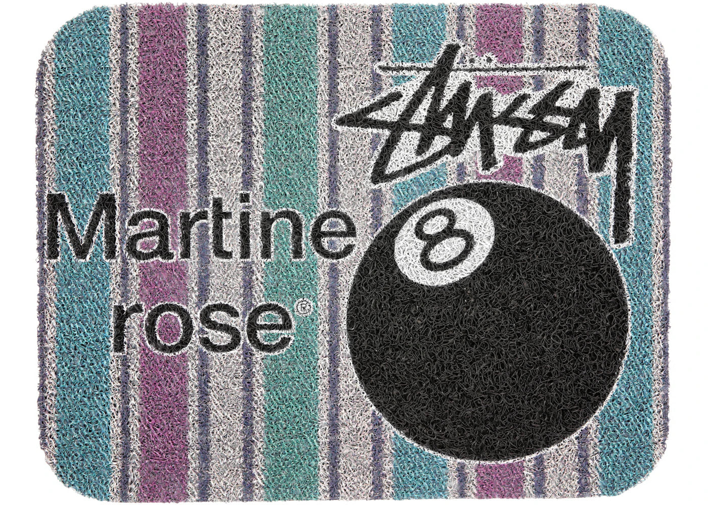 Stussy x Martine Rose Car Mat Set Baja Stripe