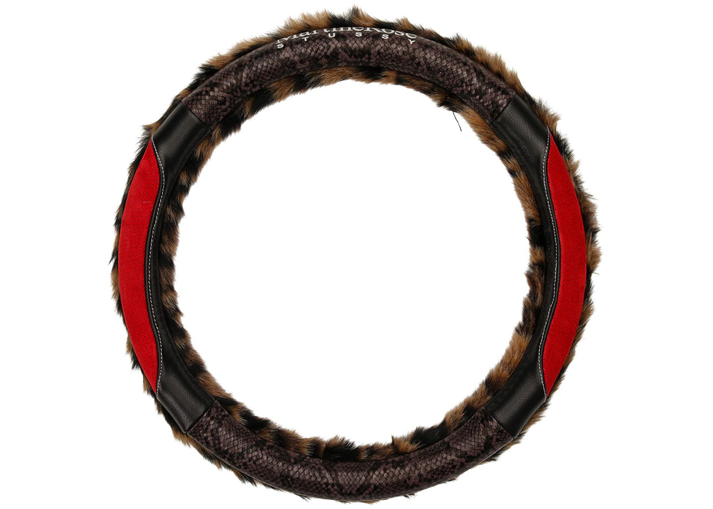 Stussy x Martine Rose Steering Wheel Cover Leopard Faux