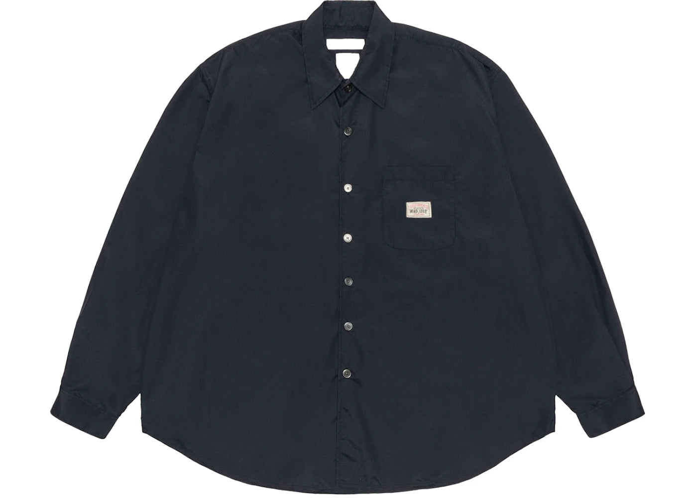 Stussy x Our Legacy Work Shop Borrowed Shirt Black Nylon Ripstop