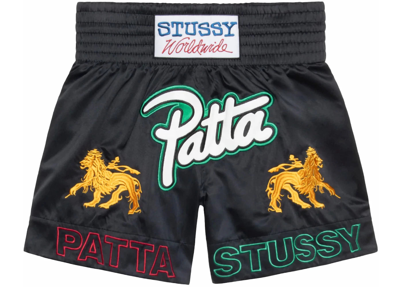 Stussy x Patta Boxing Short Black