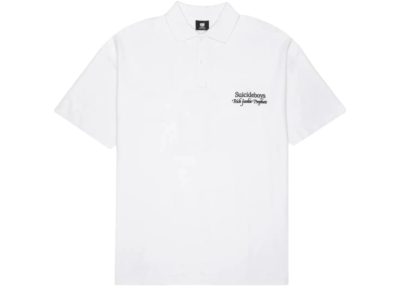 $uicideboy$ G59 Records Carried Away Polo White