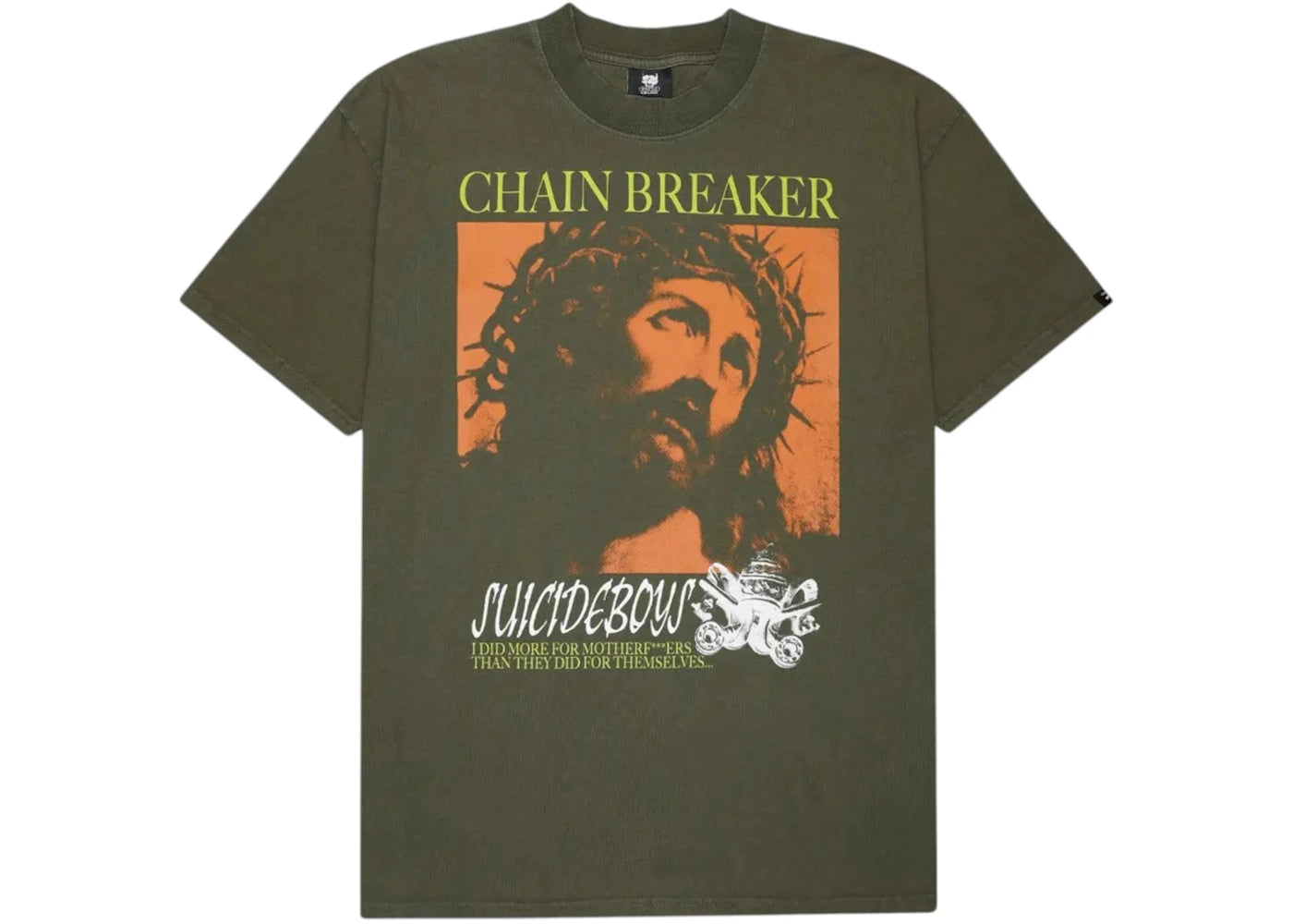 $uicideboy$ G59 Records Chain Breaker Tee Grape Leaf Green