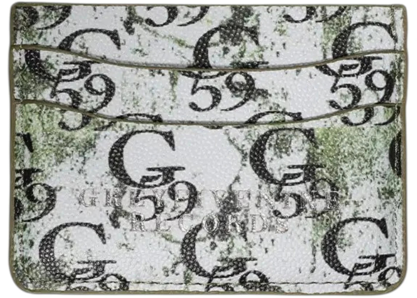 $uicideboy$ G59 Records Mold Monogram Card Holder Wallet Green Pattern
