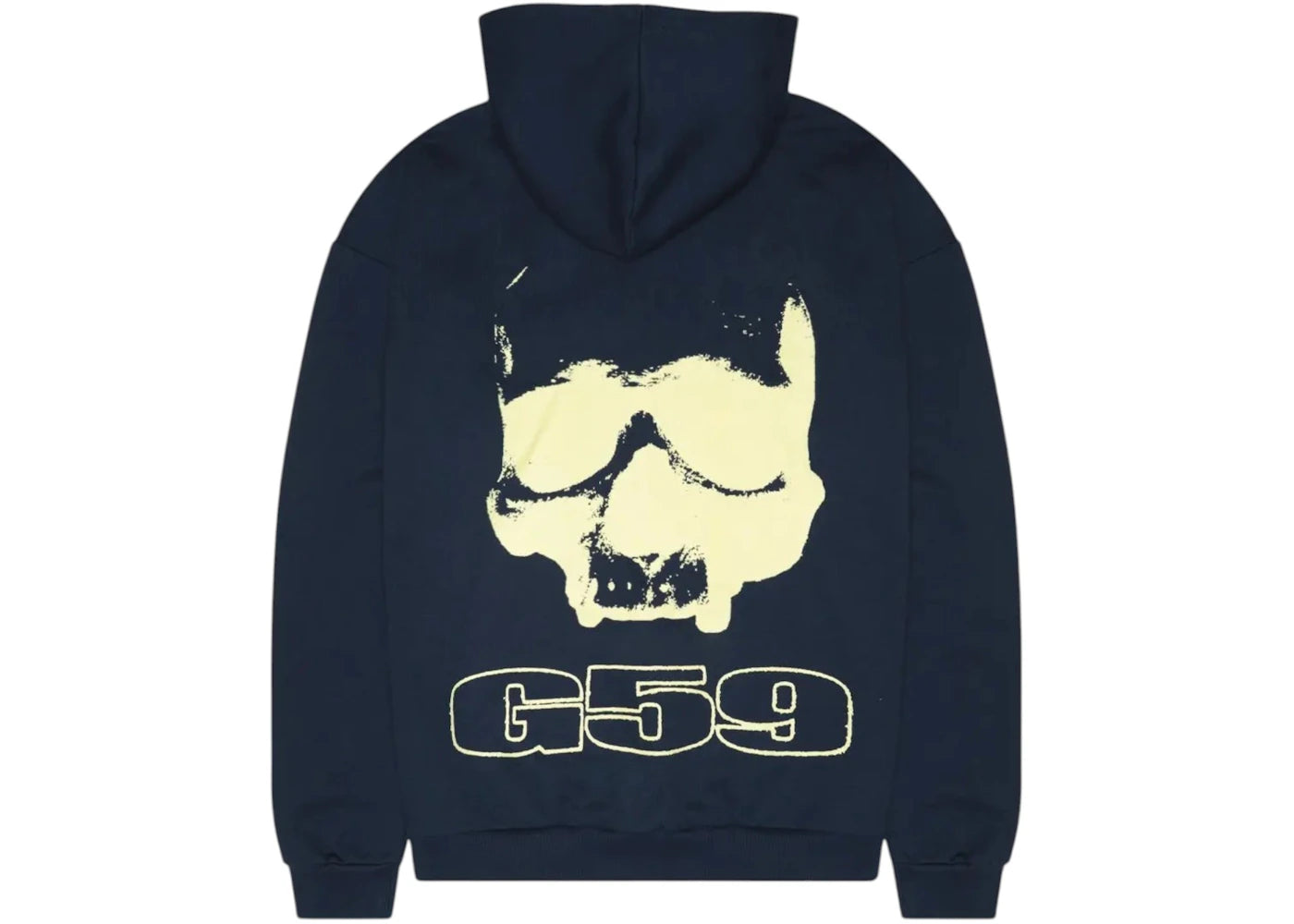 $uicideboy$ G59 Records Skull Logo Glow Hoodie Navy