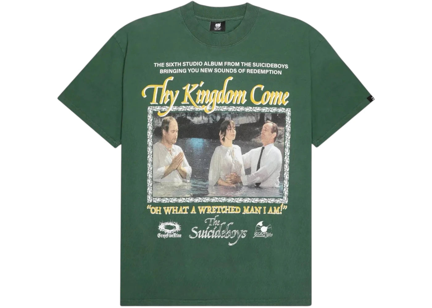 $uicideboy$ G59 Records Wretched Tee Green