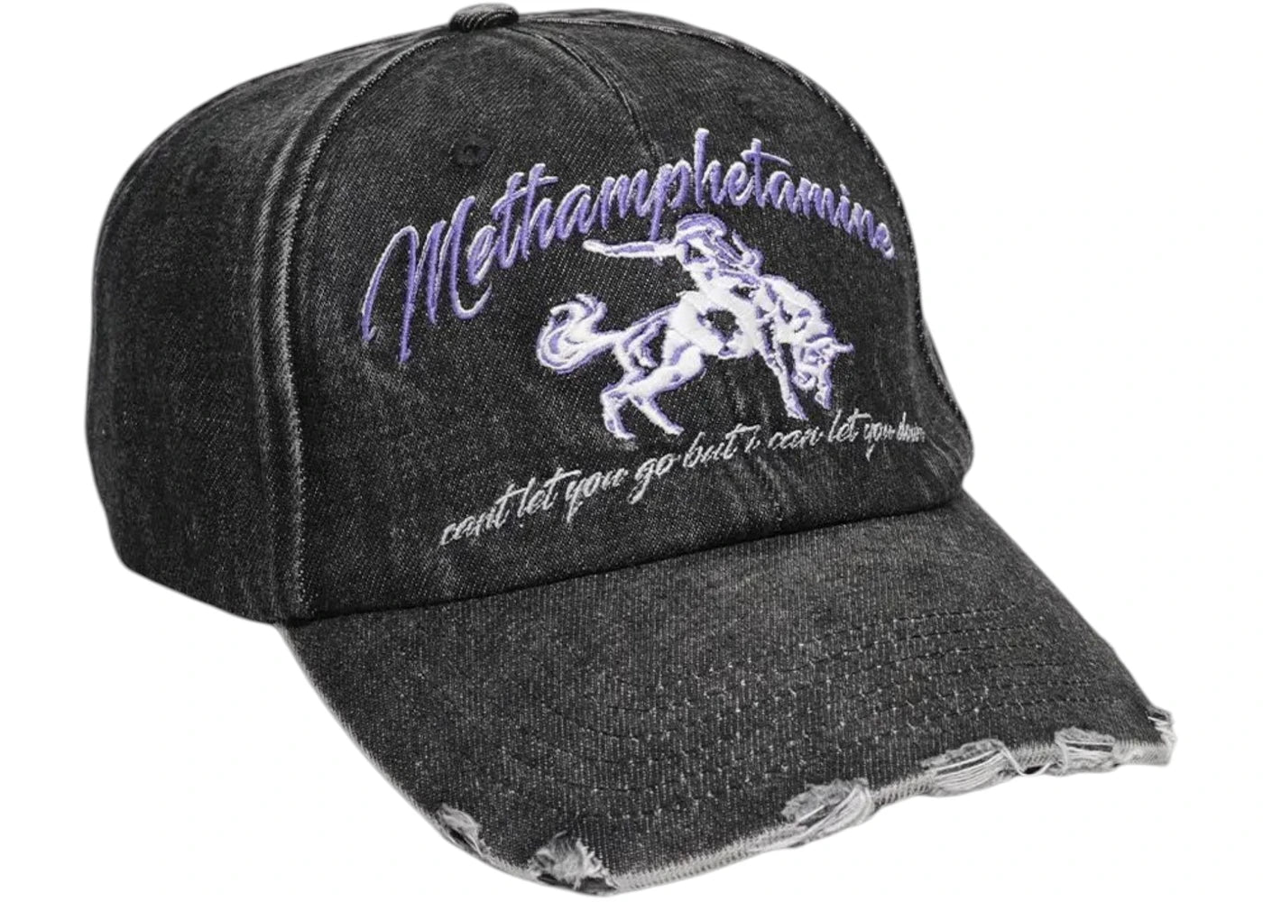 $uicideboy$ LB Methamphetamine Blues Cap Washed Black