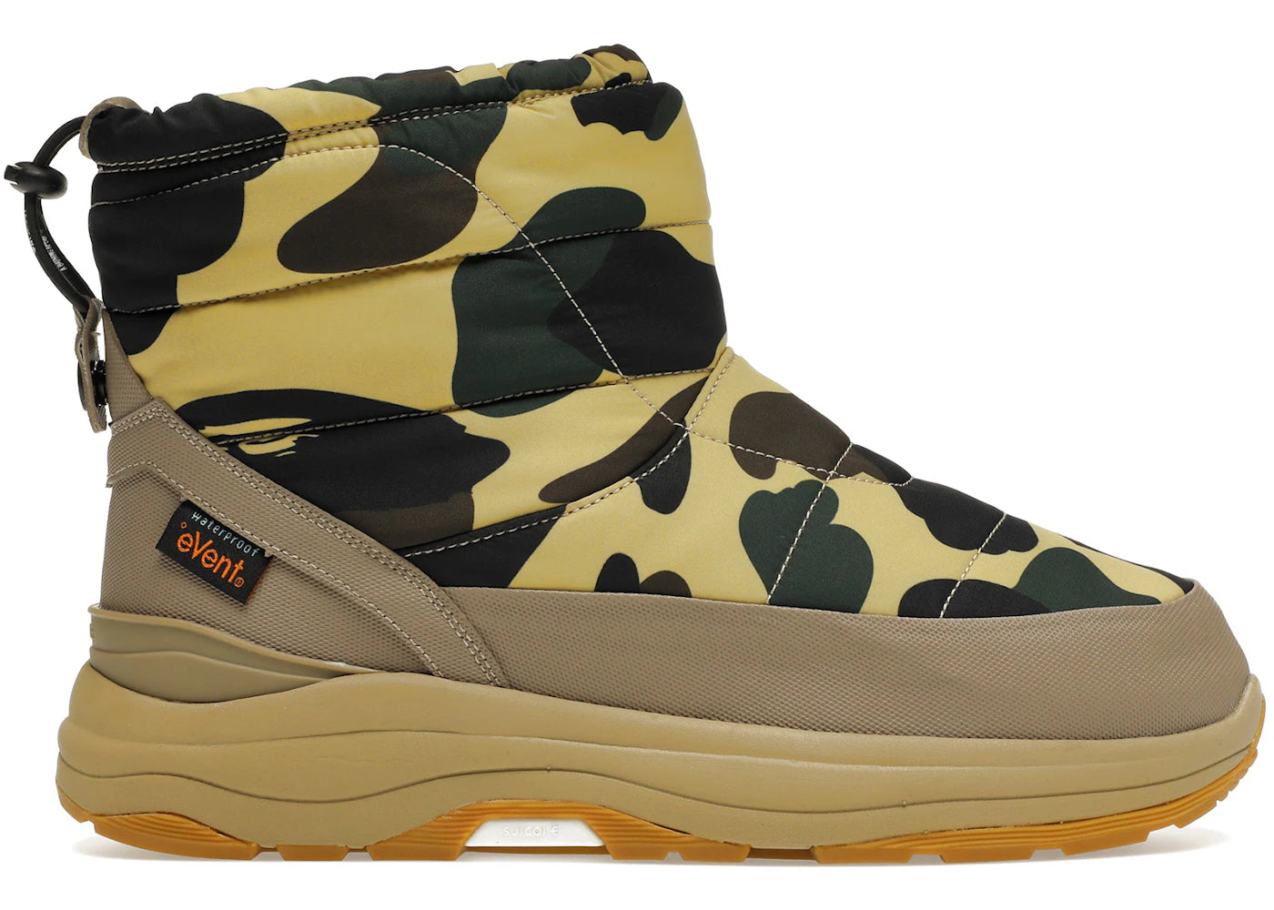 Suicoke Bower Boot A Bathing Ape 1st Camo Yellow