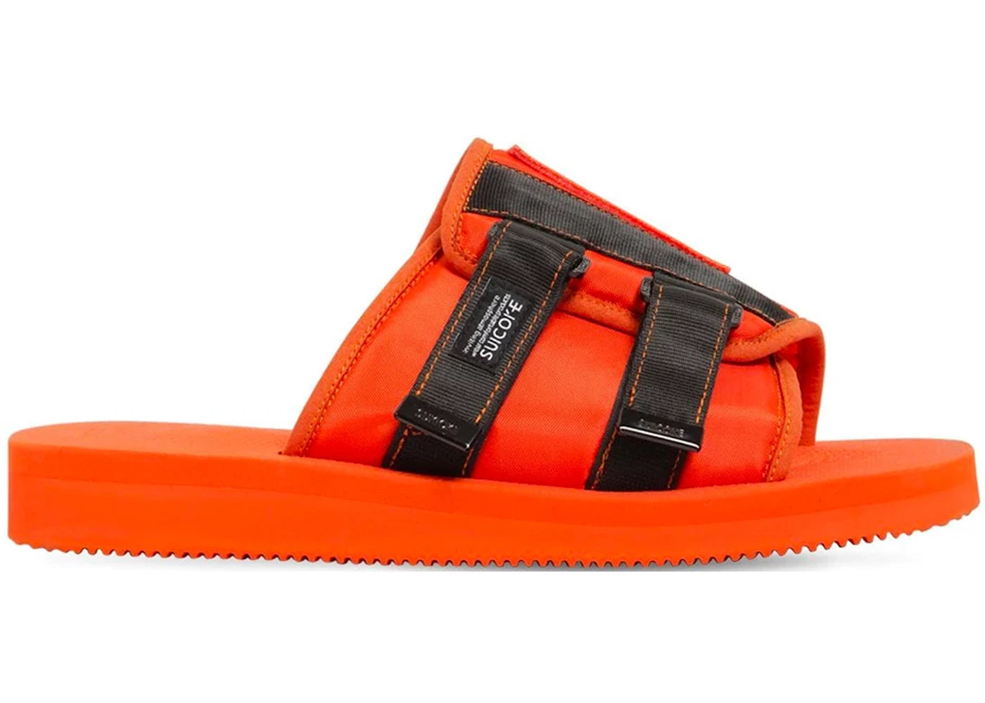 Suicoke Patch Slider Sandal Palm Angels Orange Black