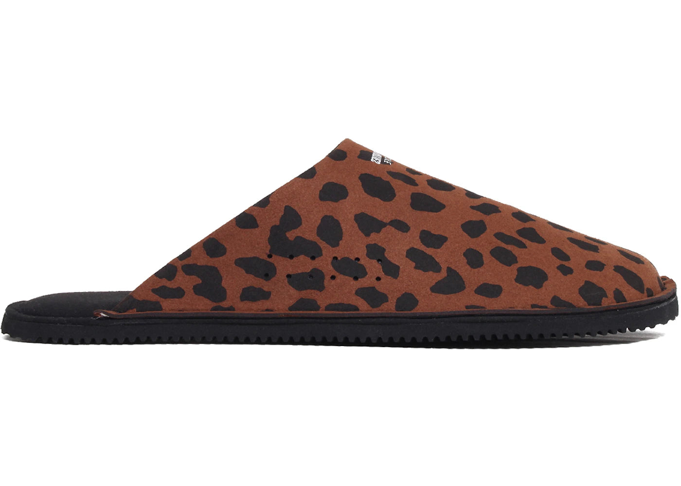 Suicoke Wacko Maria Room Shoes Leopard Brown