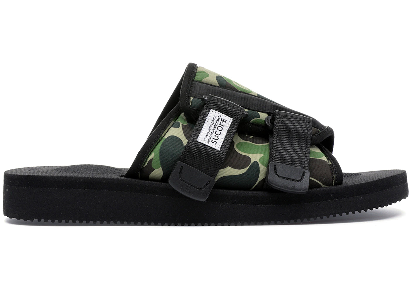 Suicoke x Bape ABC Kaw-Ape Black