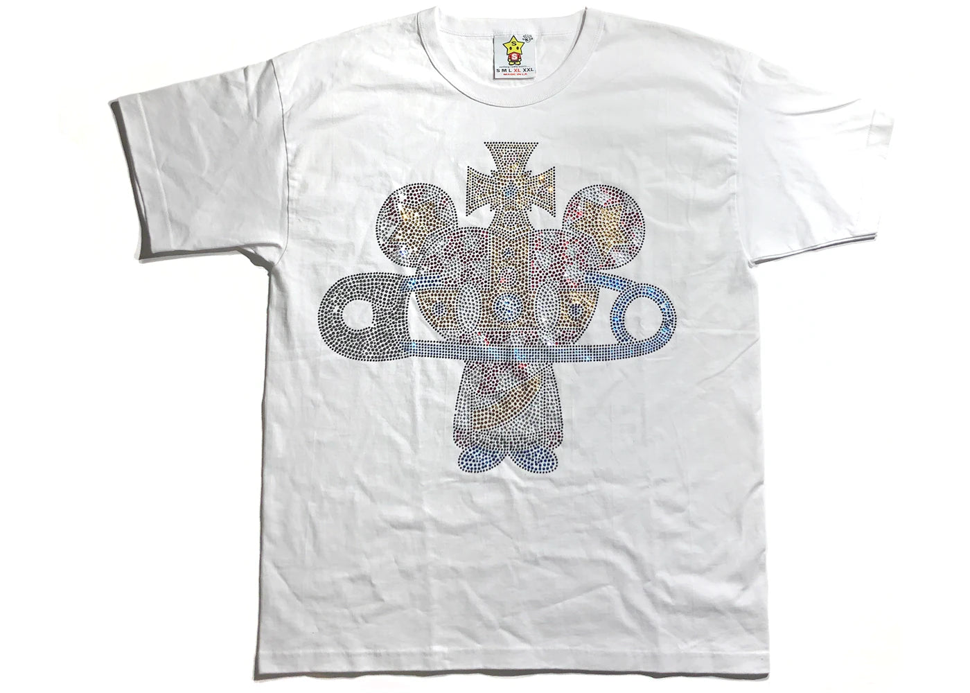 Sukamii Hato Rhinestone T-shirt White