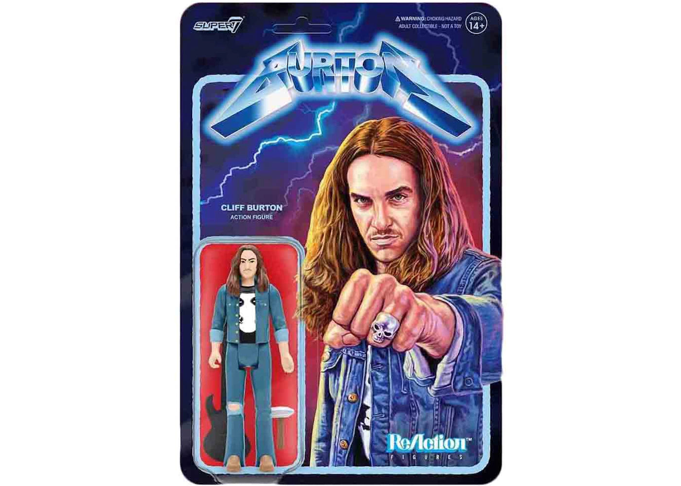 Super7 Metallica Cliff Burton Action Figure
