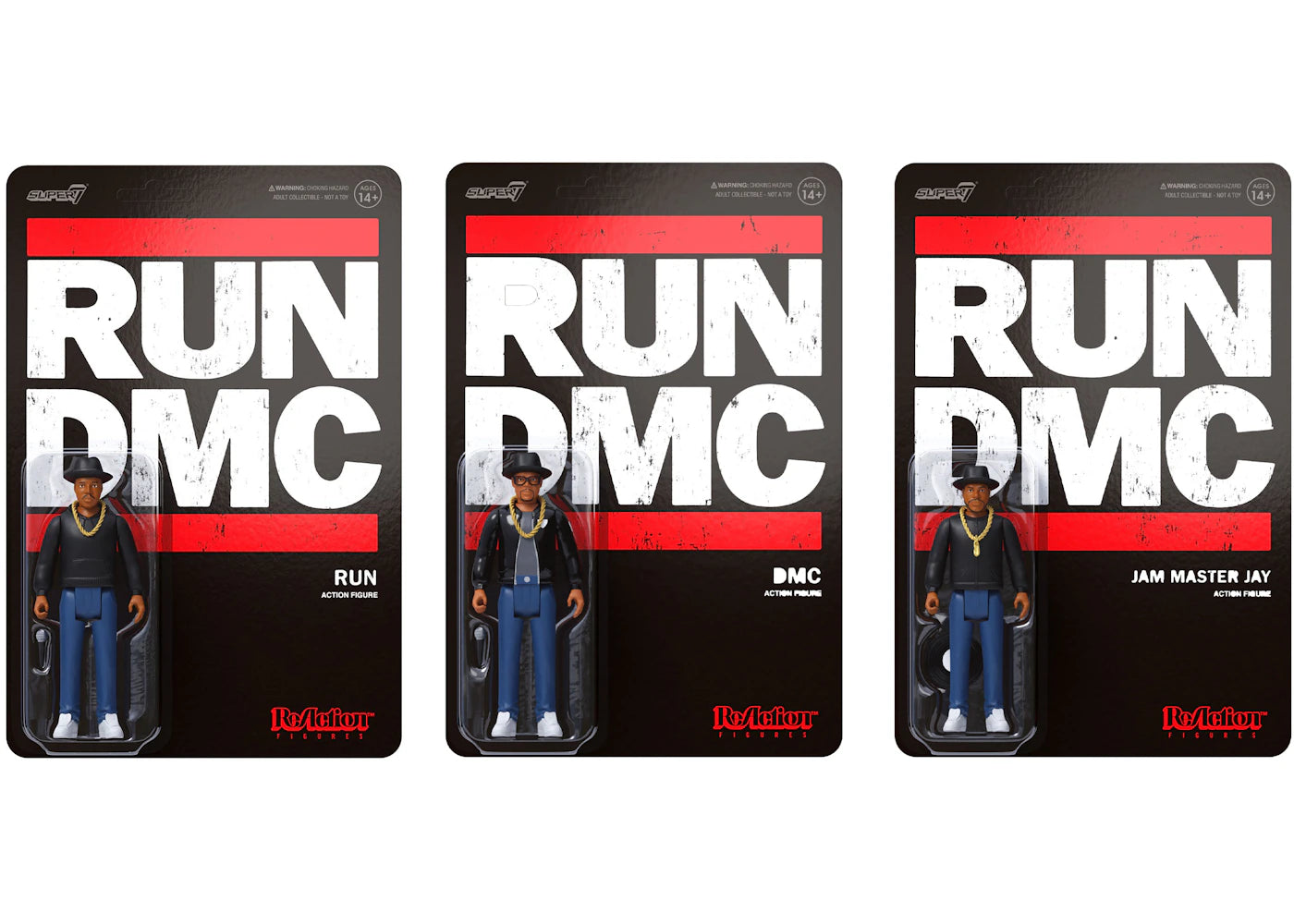 Super7 RUN DMC Action Figure Set