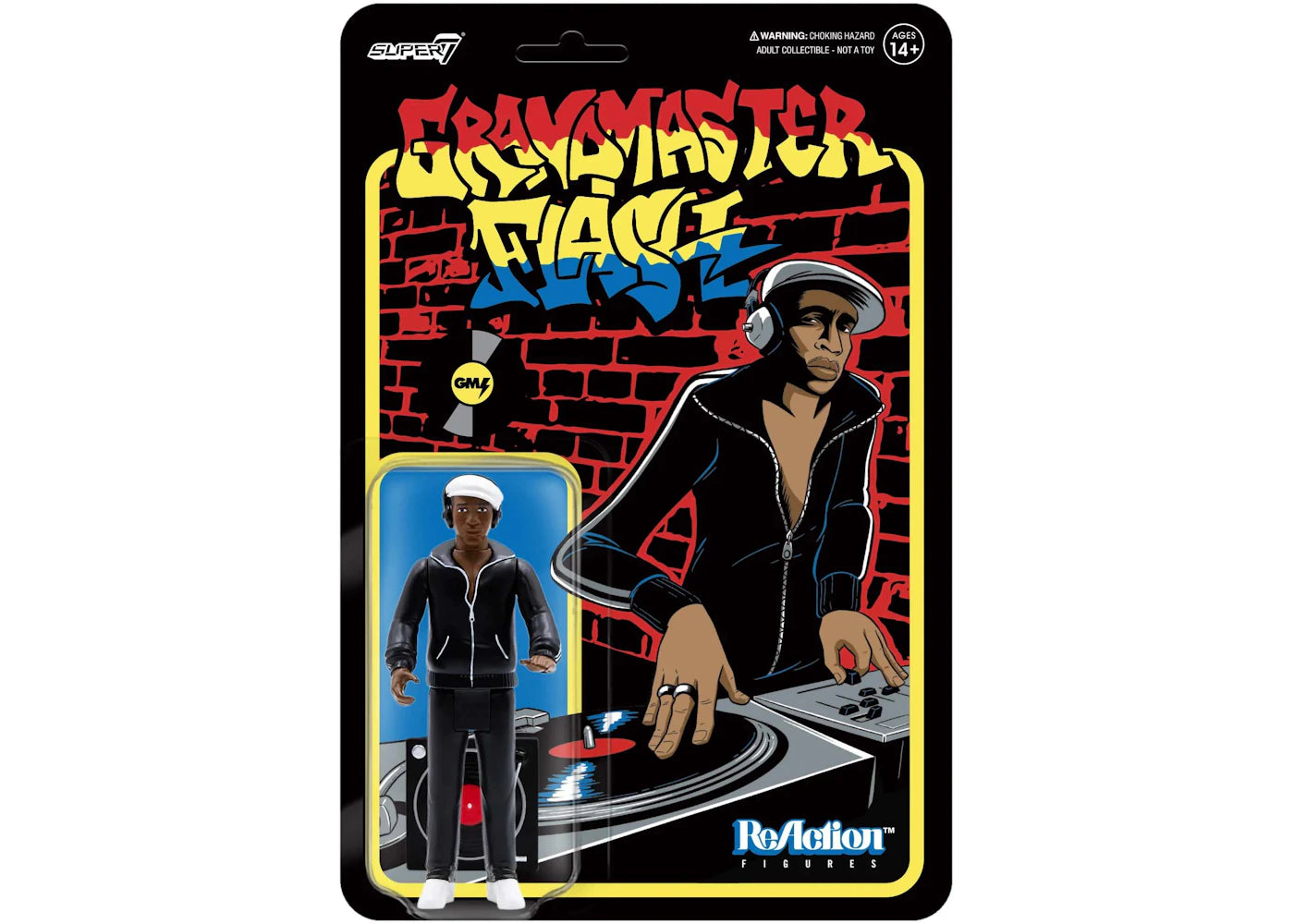 Super7 Reaction Figure Grandmaster Flash Action Figure