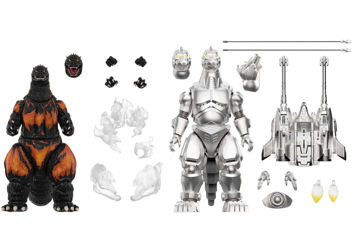 Super7 Toho Ultimates Wave 2 Godzilla Action Figure Set