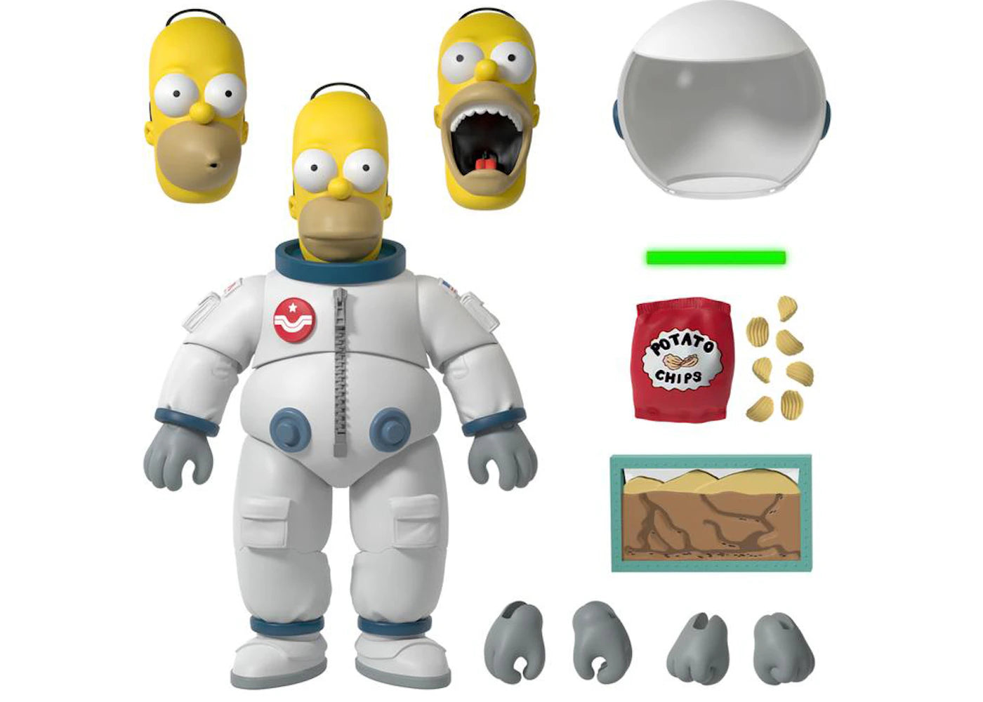 Super7 x The Simpsons ULTIMATES! Wave 1- Deep Space Homer Action Figure