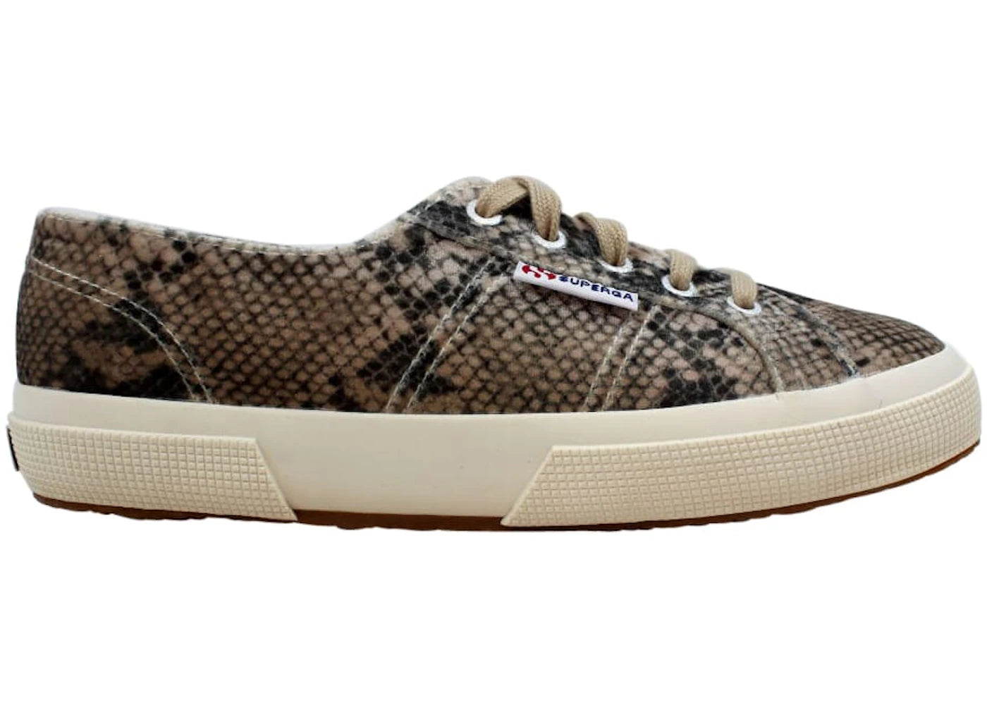 Superga 2750 Velvet Snake W Beige Multi  (Women's)