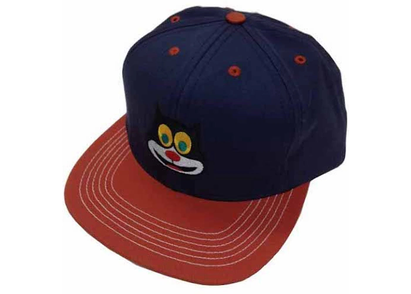 Supreme 2 Tone Mad Cat 5 Panel Cap Navy