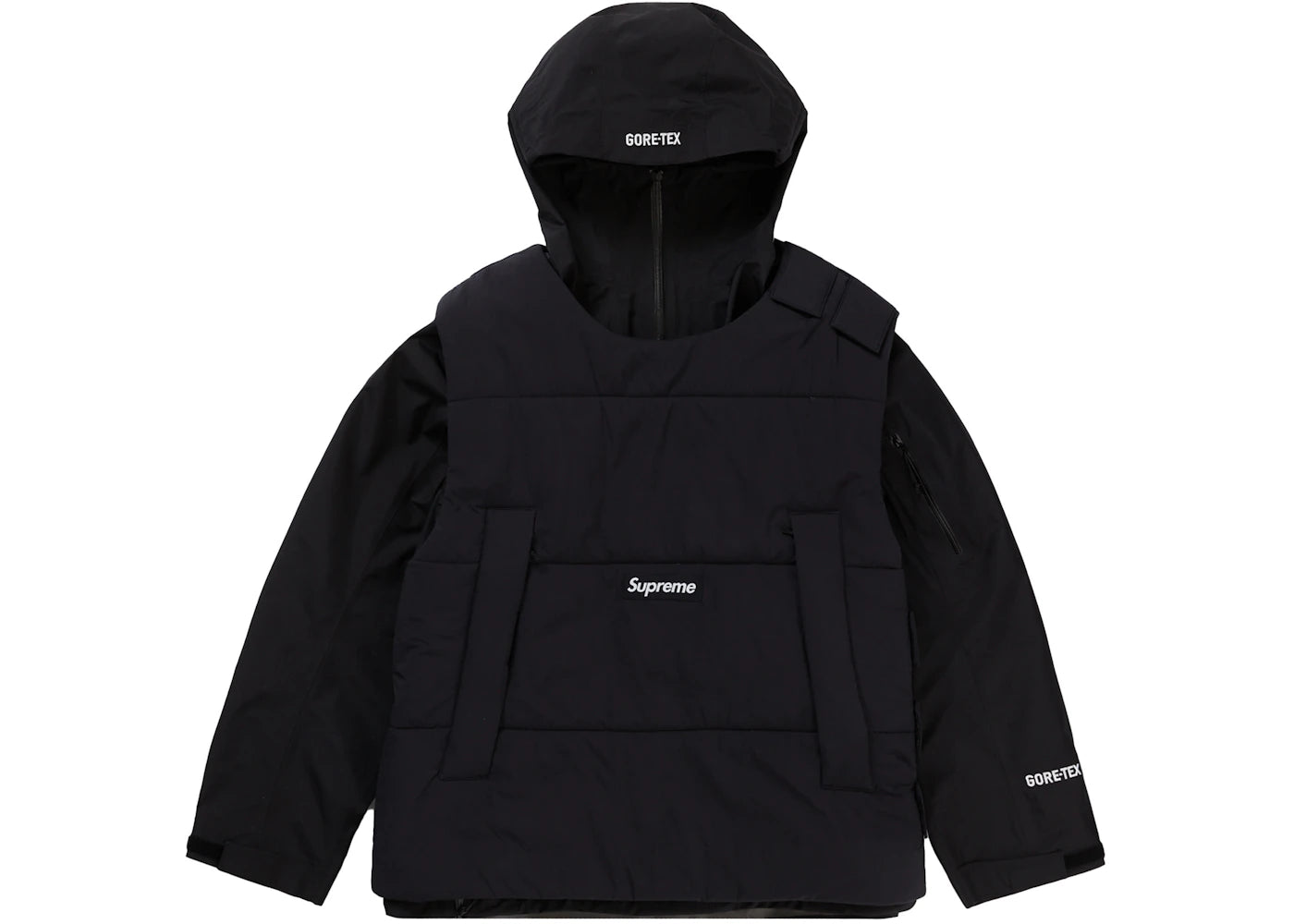 Supreme 2-in-1 GORE-TEX Shell WINDSTOPPER Vest Black