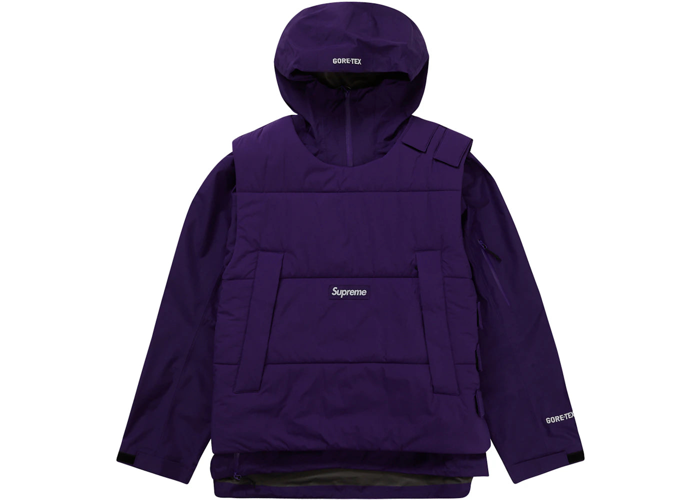 Supreme 2-in-1 GORE-TEX Shell WINDSTOPPER Vest Purple