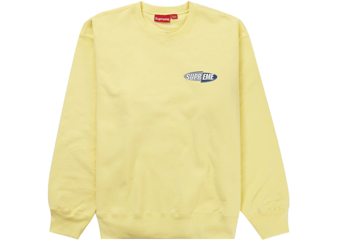 Supreme 212 Crewneck Light Yellow