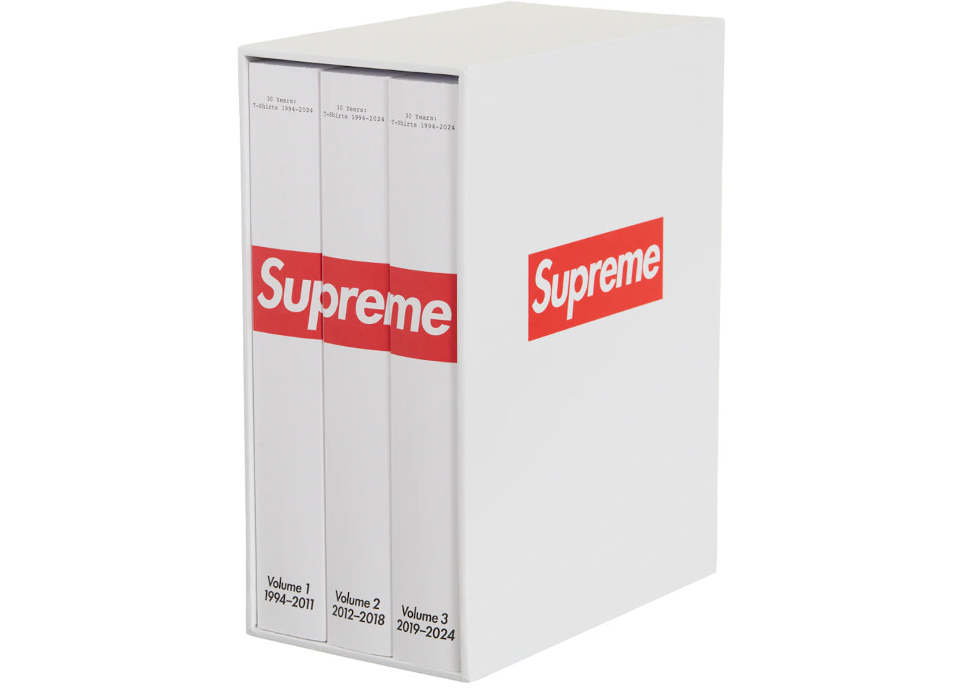 Supreme 30 Years: T-Shirts 1994-2024 Book Set White