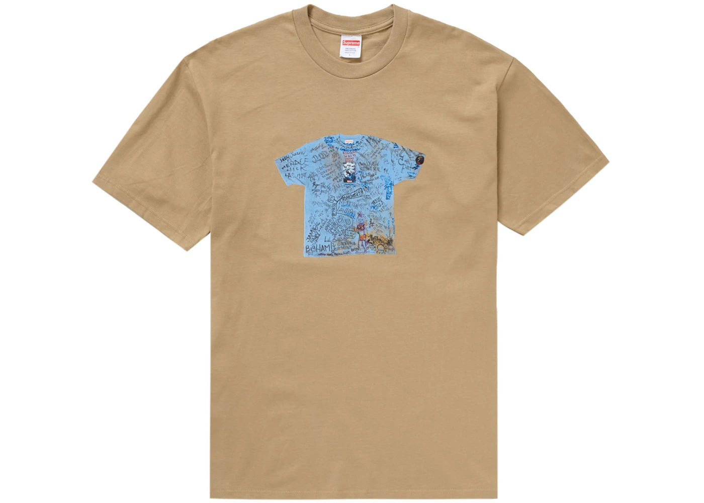 Supreme 30th Anniversary First Tee Khaki