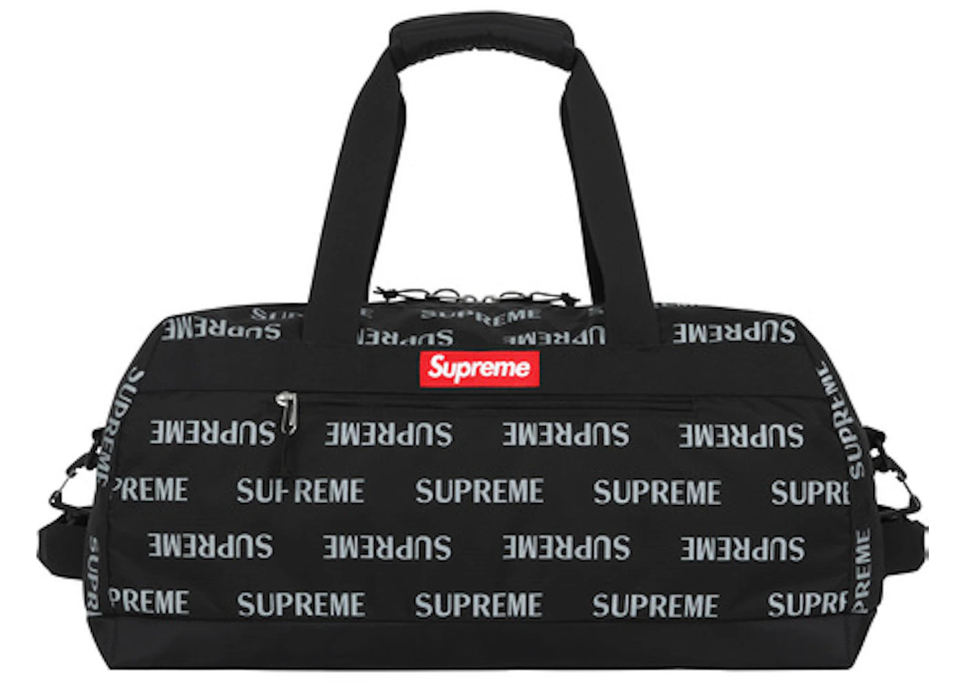 Supreme 3M Reflective Repeat Duffle Bag Black