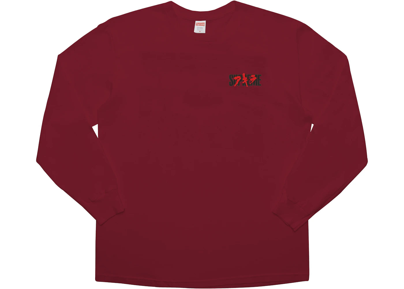 Supreme AKIRA Neo-Tokyo L/S Tee Cardinal