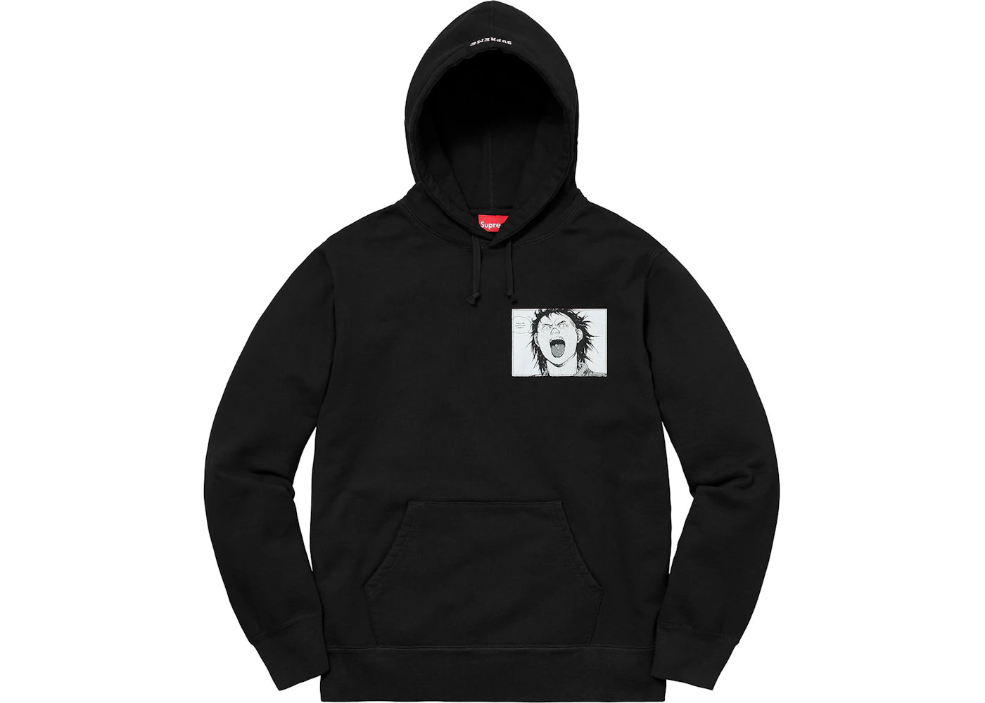 Supreme AKIRA Patches Hooded Sweatshirt Black