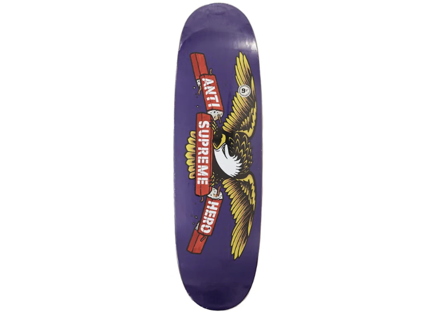 Supreme ANTIHERO Curbs Skateboard Deck Purple