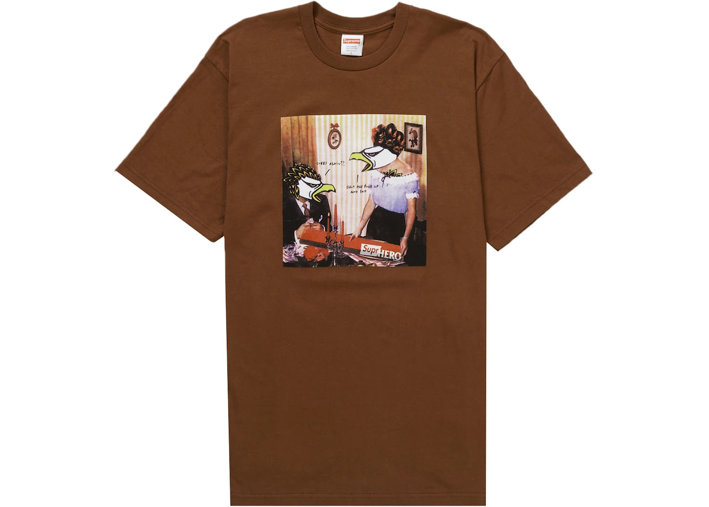 Supreme ANTIHERO Curbs Tee Brown