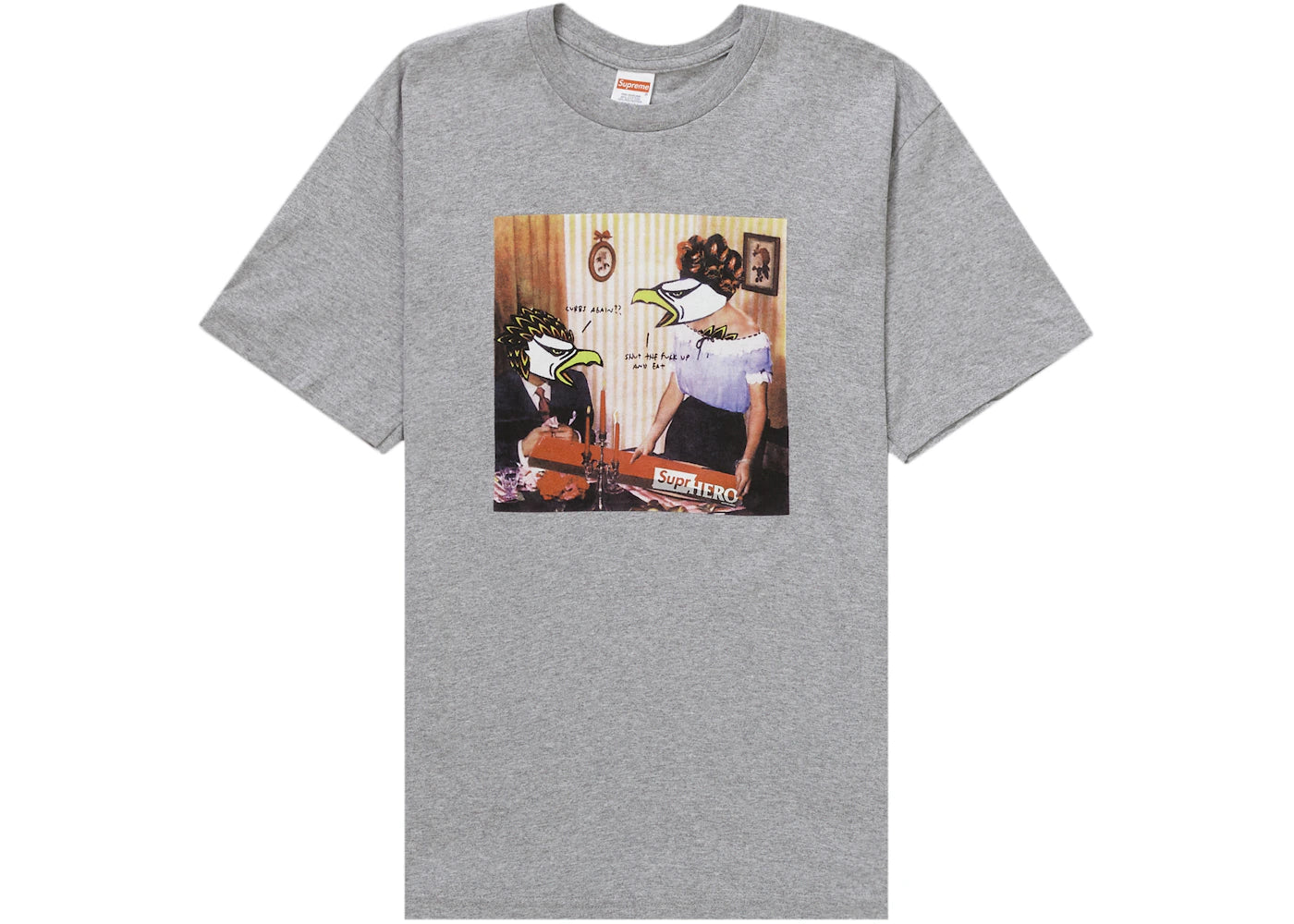 Supreme ANTIHERO Curbs Tee Heather Grey