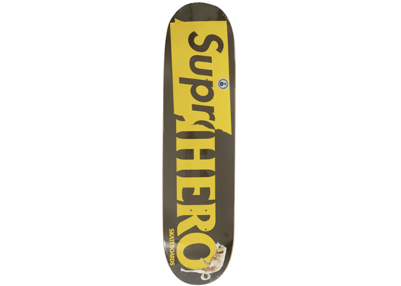 Supreme ANTIHERO Dog Skateboard Deck Brown