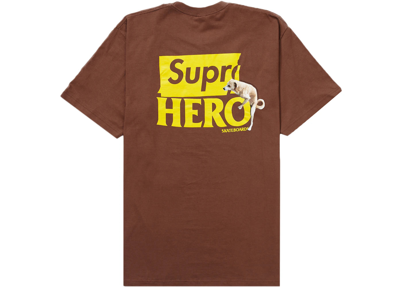 Supreme ANTIHERO Dog Tee Brown