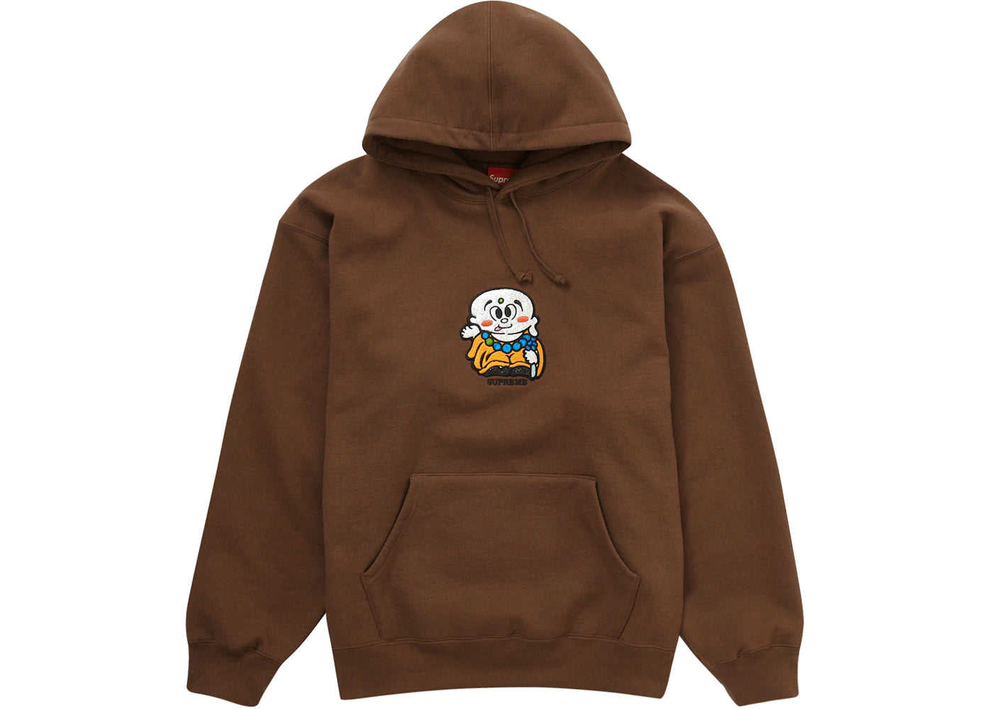 Supreme AOI Buddha Hooded Sweatshirt Brown