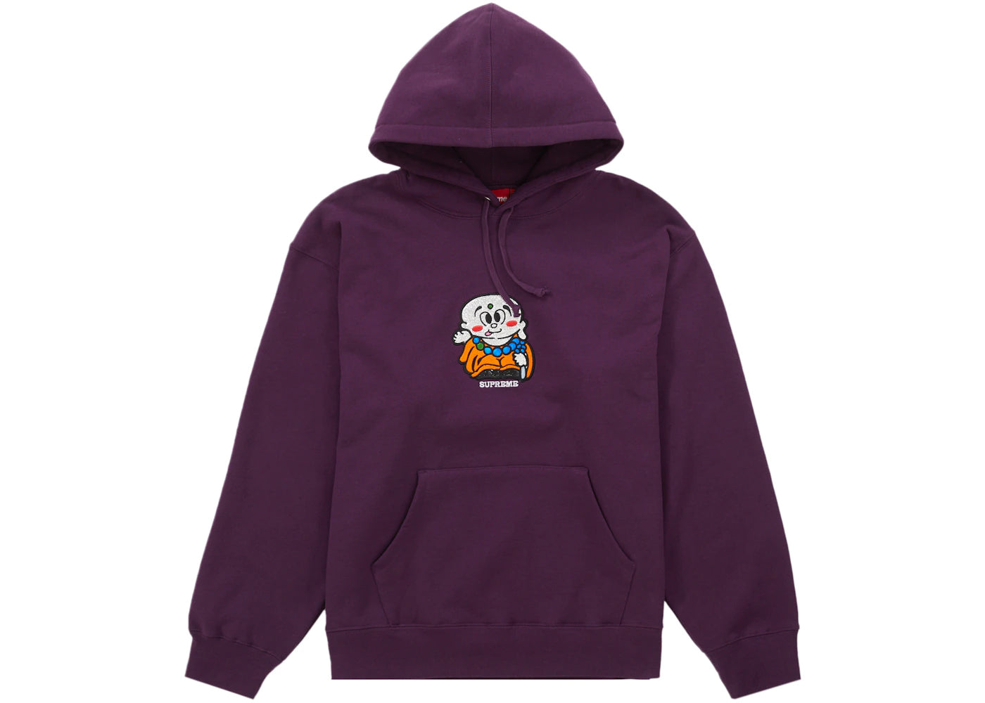 Supreme AOI Buddha Hooded Sweatshirt Eggplant