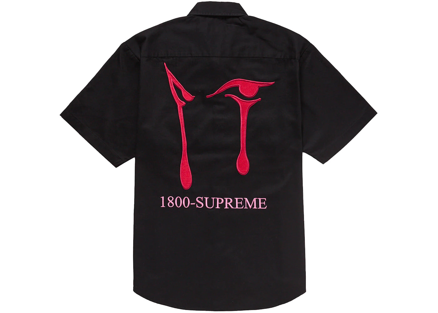 Supreme AOI Eyes S/S Work Shirt Black