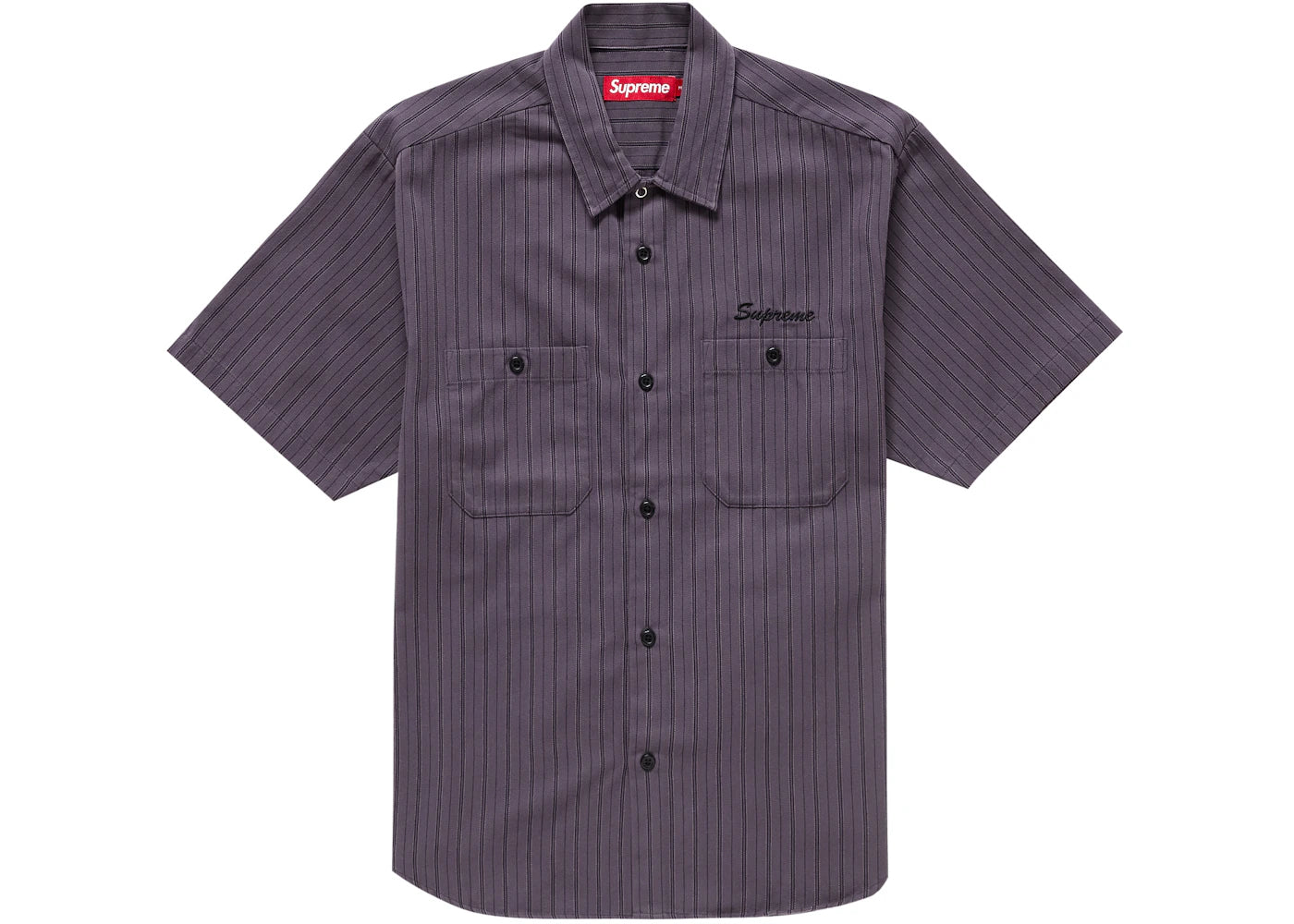 Supreme AOI Eyes S/S Work Shirt Stripe
