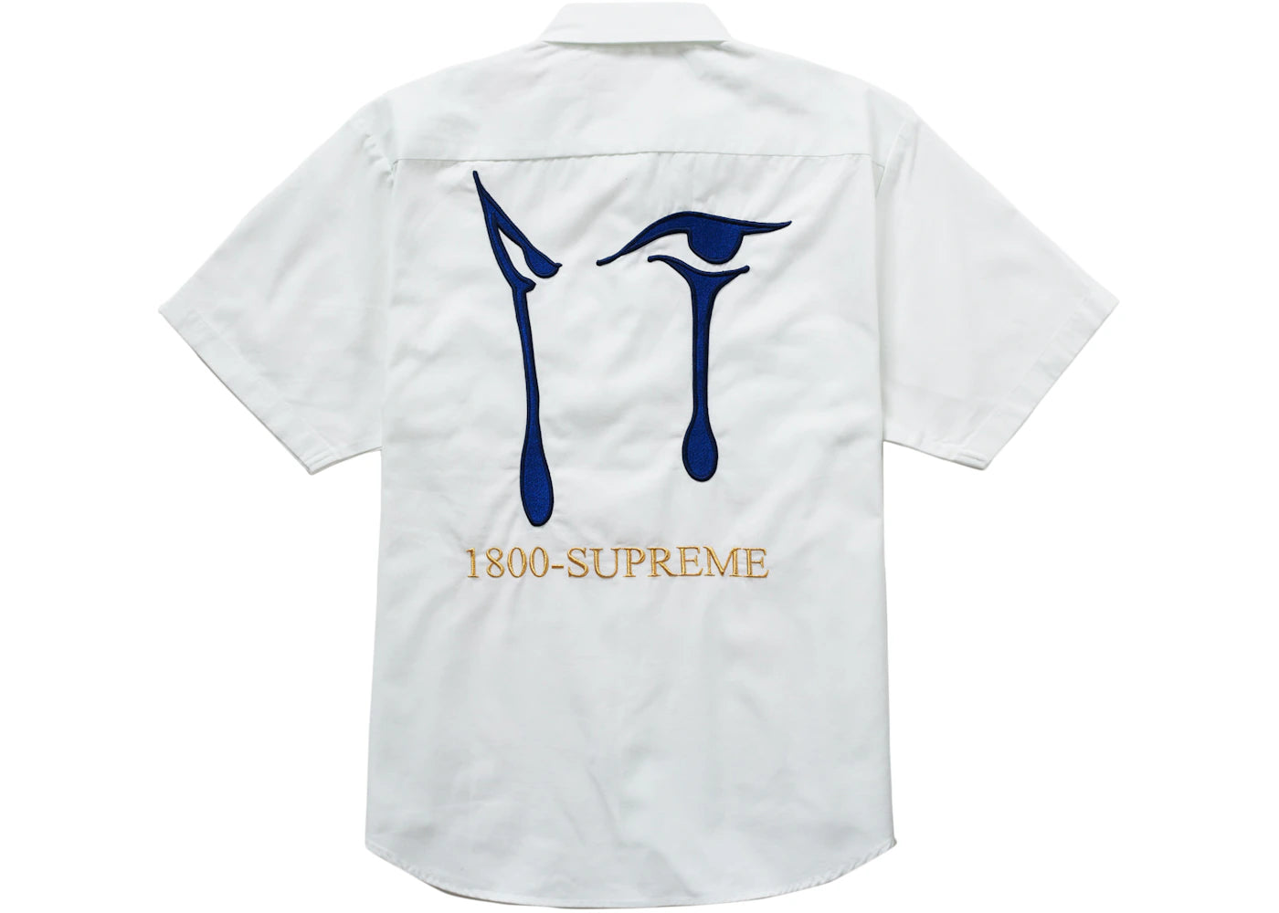 Supreme AOI Eyes S/S Work Shirt White