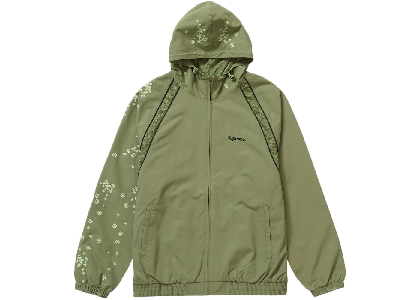 Supreme AOI Glow-in-the-Dark Track Jacket Olive