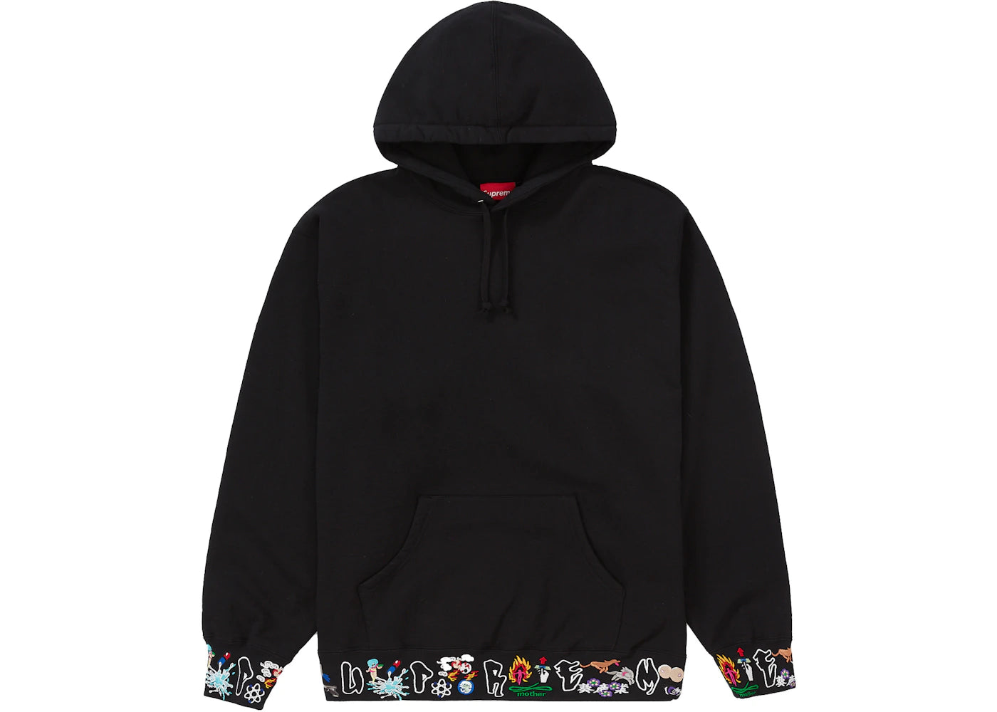 Supreme AOI Icons Hooded Sweatshirt Black