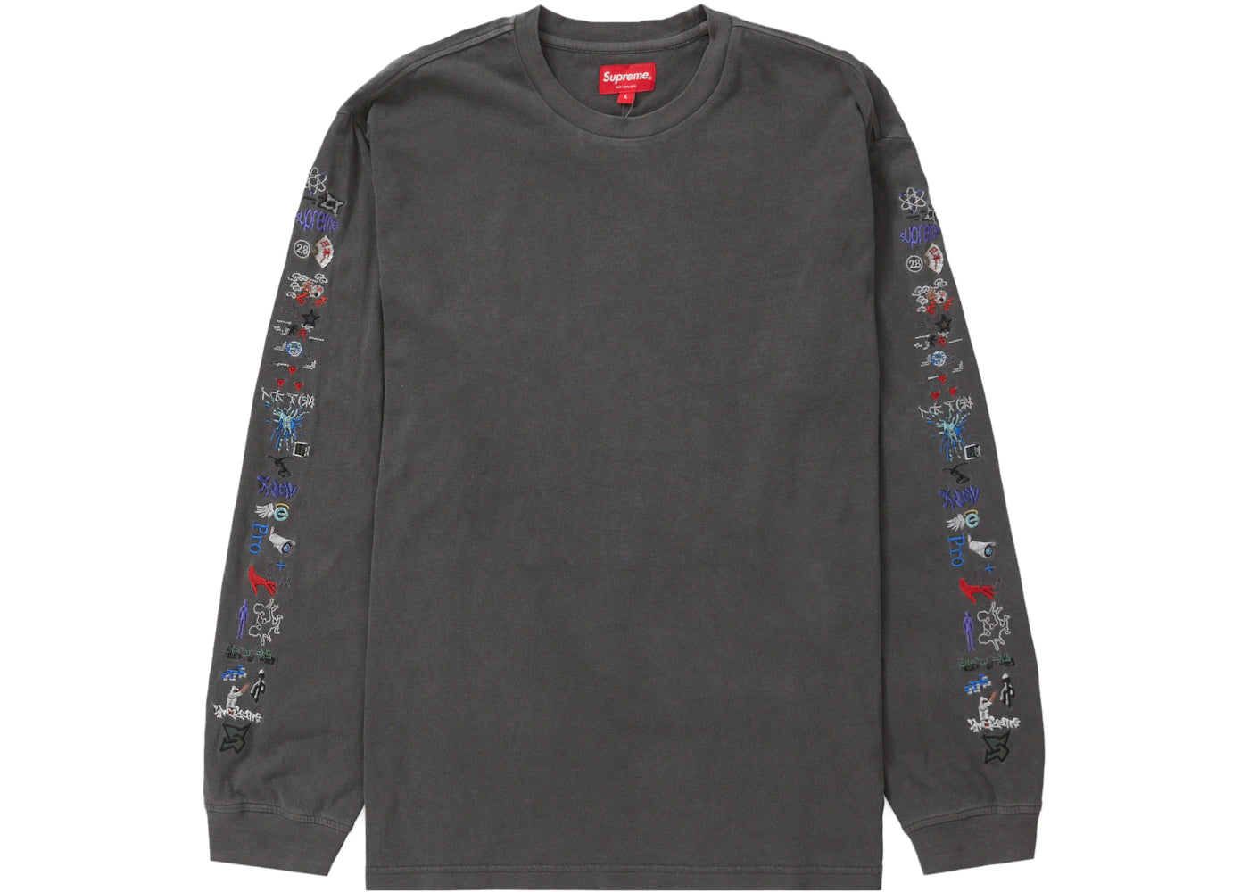 Supreme AOI Icons L/S Top Black