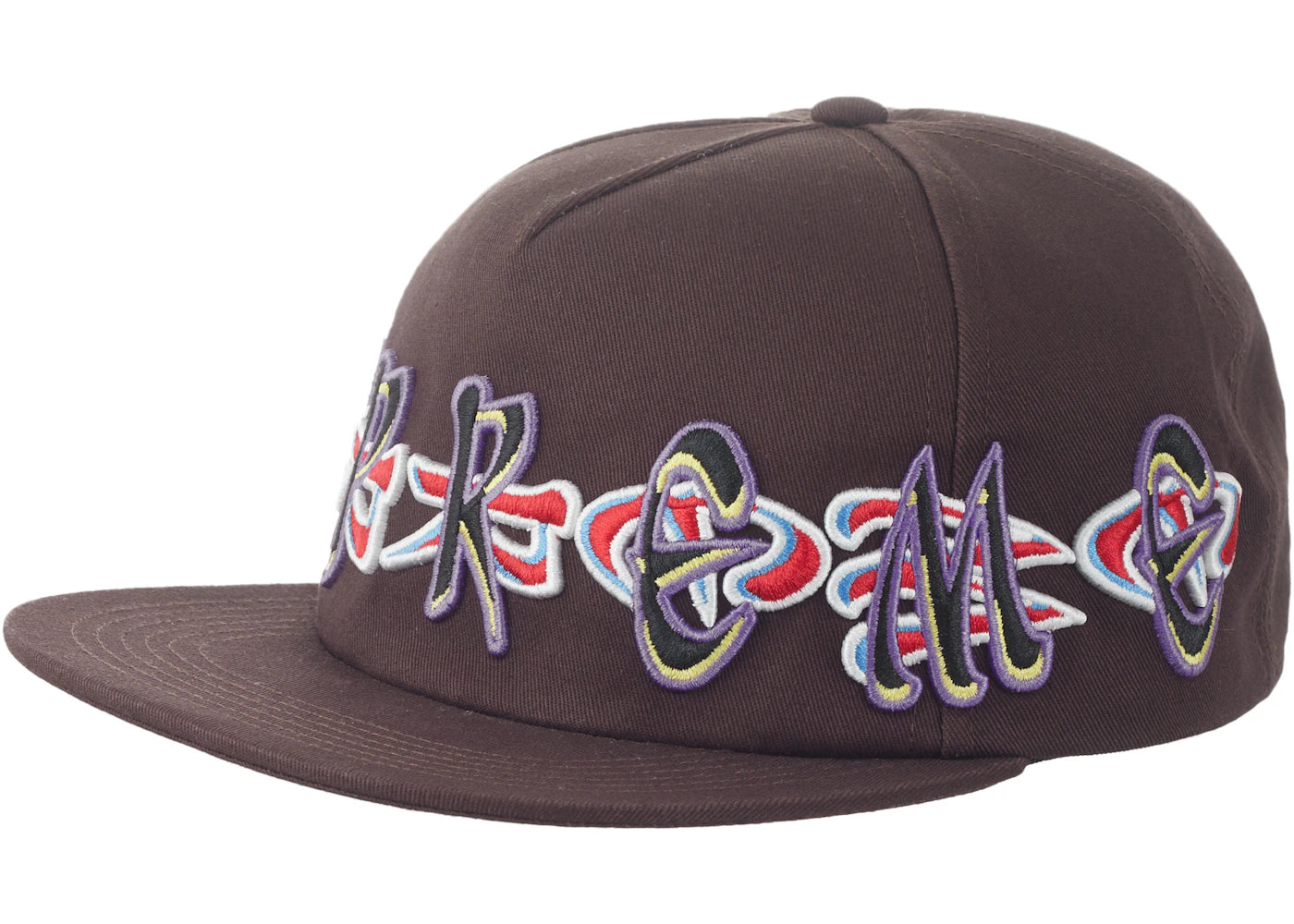 Supreme AOI Spellout 5-Panel Dark Brown